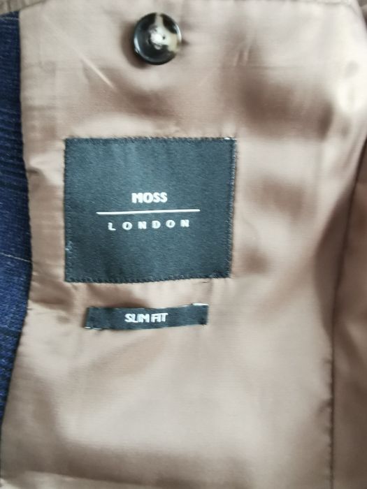 Costum MOSS, slim fit navy