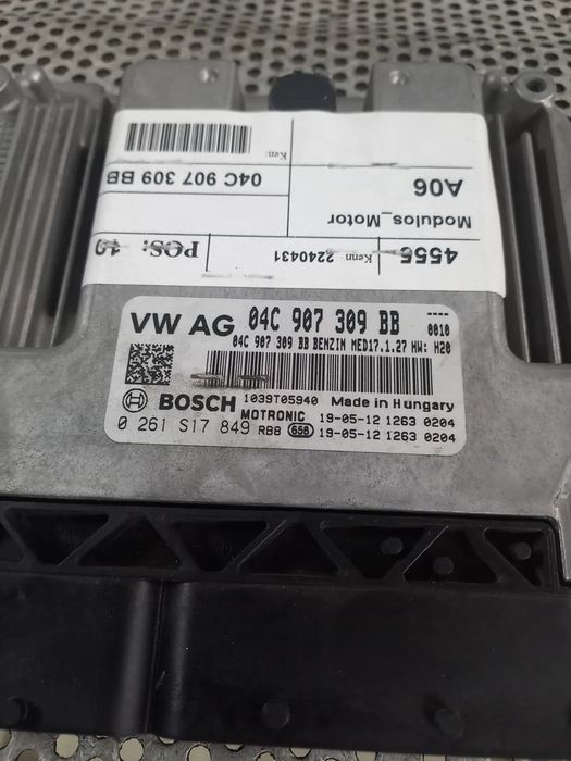 Calculator Motor Ecu Vw T-Roc Polo Seat Ibiza Arosa Skoda Fabia 1.0 TSI Cod 04CBB Dezmembrez Vw T-R