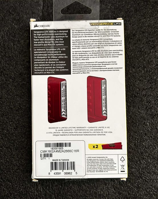 Corsair Vengeance LPX 16 GB DDR4 Dual Channel
