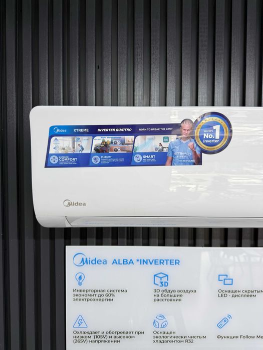 Кондиционер Midea Alba-07 (7,000 BTU) Inverter | Wi-Fi | Гарантия