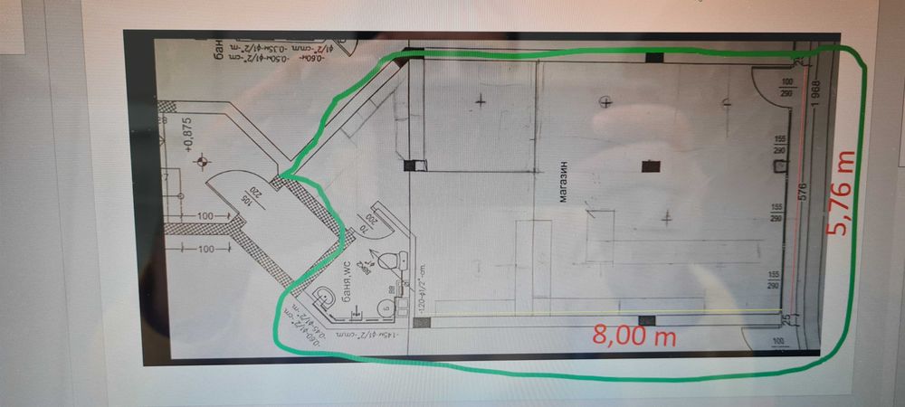 Продава се Офис в Бургас, Възраждане - 65 кв.м за 1566 €/кв.м - Снимка #2