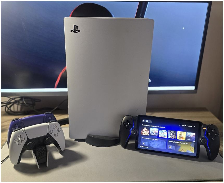 Playstation 5 + Playstation Portal + Stație Încărcare cu 2x  Controller