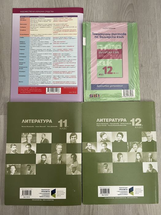 Учебници за 11 и 12 клас (нова програма)