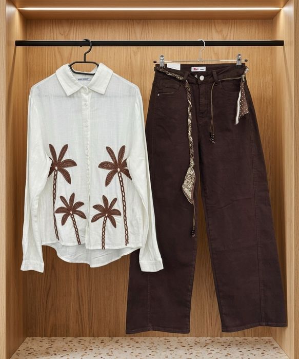 Дамски дънки и ризи