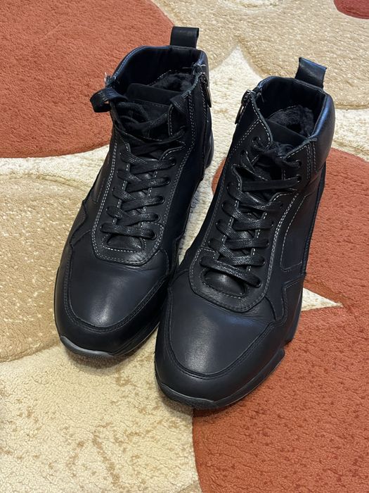 Ботинки натур.кожа мех