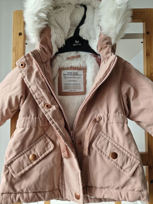 Geaca tip Parka Primark marimea 0-3 luni