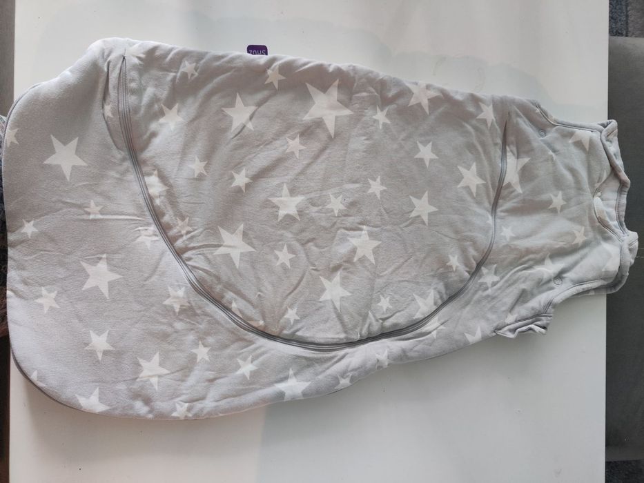 Чувал за спане с цип  SnuzPouch (0-6 м. ) White Stars