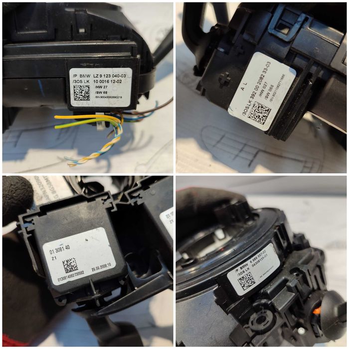Ansamblu manete comenzi volan + spiră BMW Seria 3 E90 E91 61319123040 2008 / [2005-2012] / (5A3)