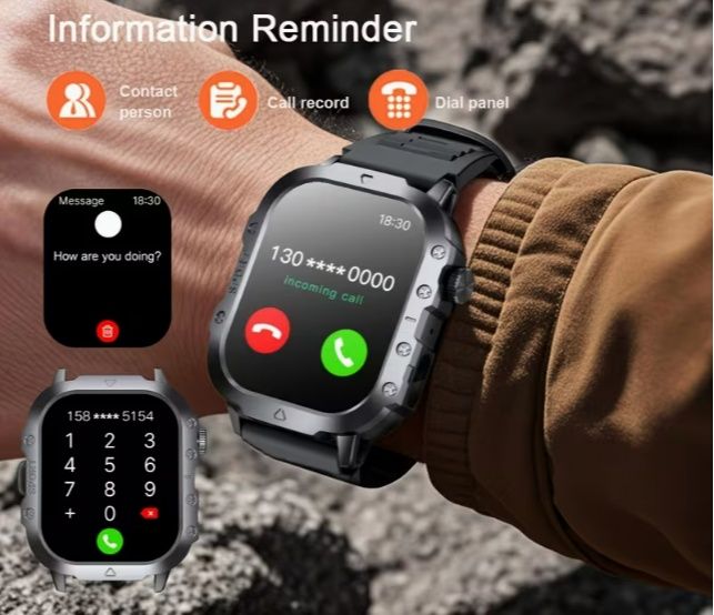 НОВ Спортен Смарт Часовник с 5.11cm дисплей ,  smart watch