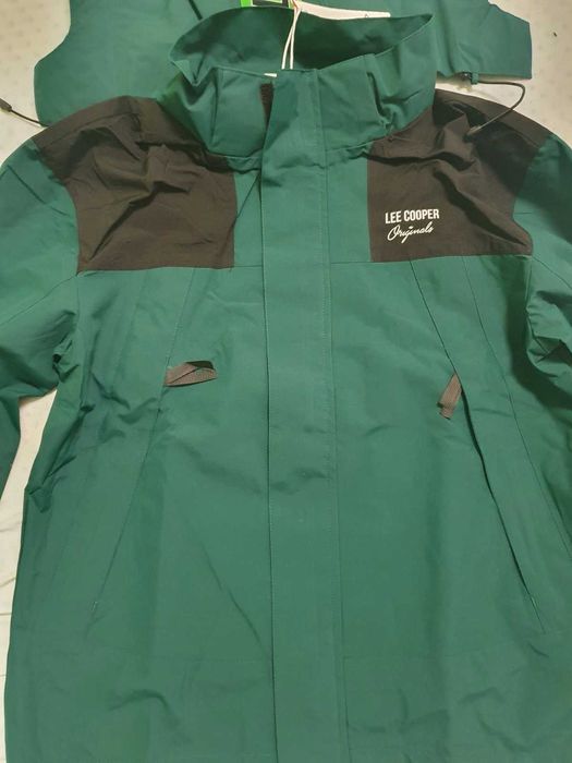 Яке ветроустойчиво есенно-зимно lee cooper маслено зелено размер М