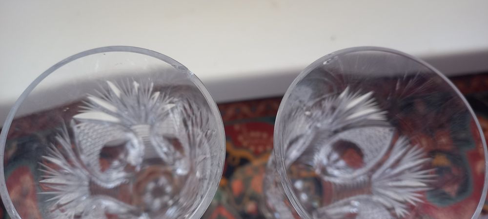 6 кристални чаши