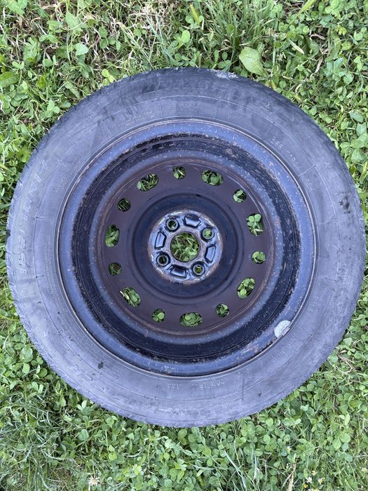 4 бр. стоманени джанти 14” 6J 4x100 с гуми 165/70 R14
