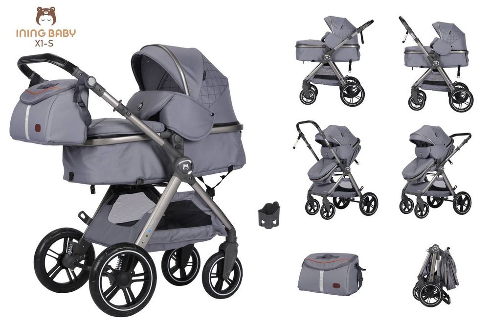 Болалар трансформер X1-S PRO коляскаси мавсум: қиш – ёз.