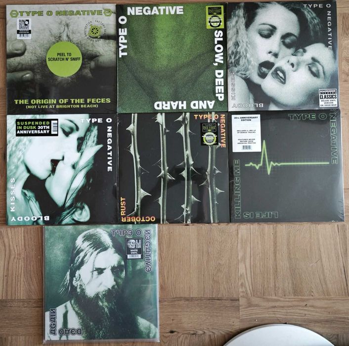 Type O Negative - колекция Vinyl, Винил, грамофонни плочи