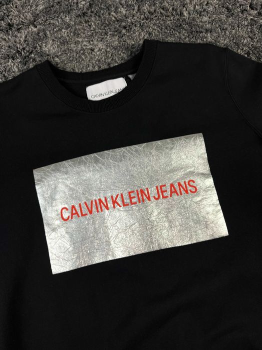 Calvin Klein Jeans Institutional Mettalic Logo Sweatshirt Дамска Блуза