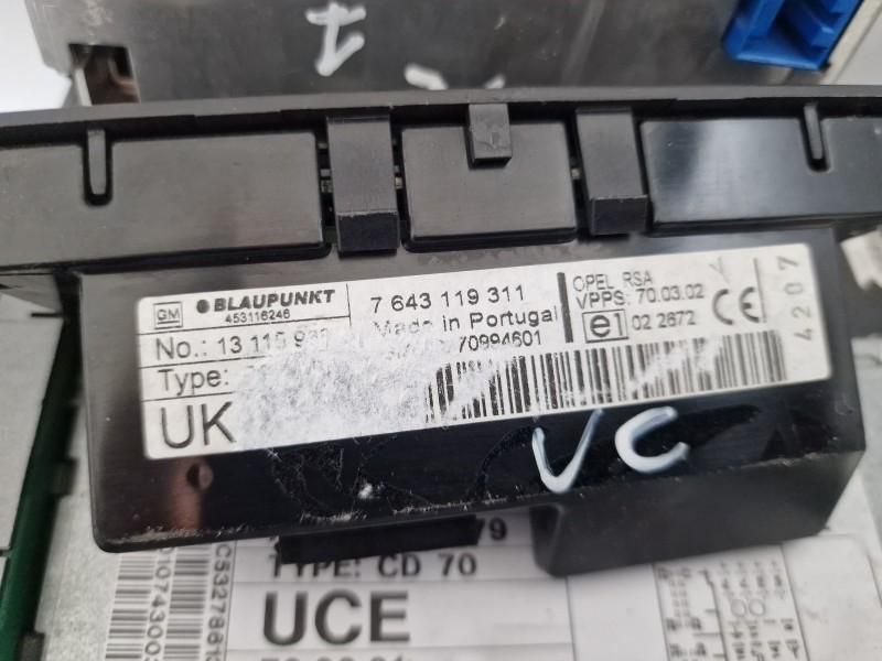 Navigatie CD 70 NAVI display si tuner audio Opel Signum facelift