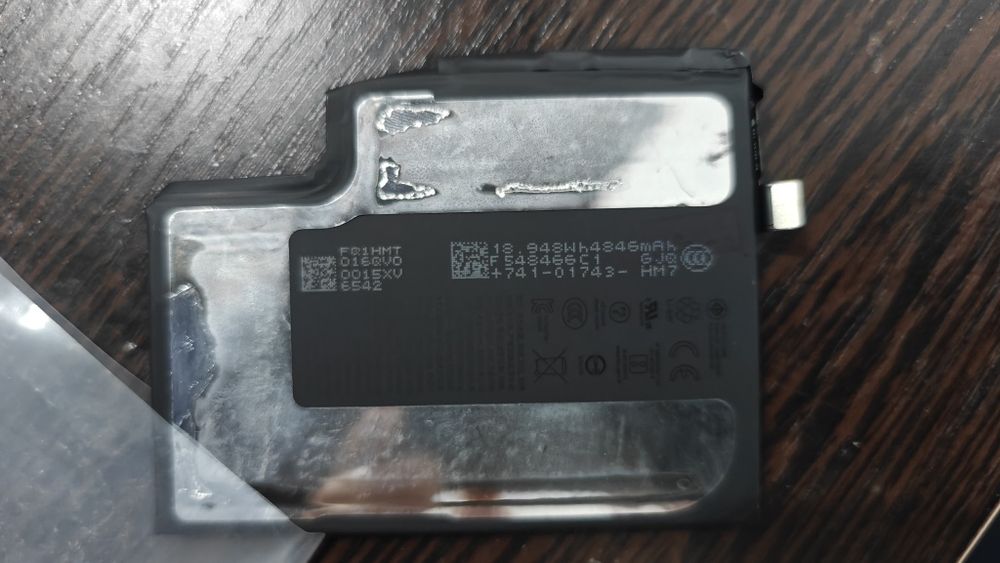 Новый аккумулятор от iPhone 17 pro max