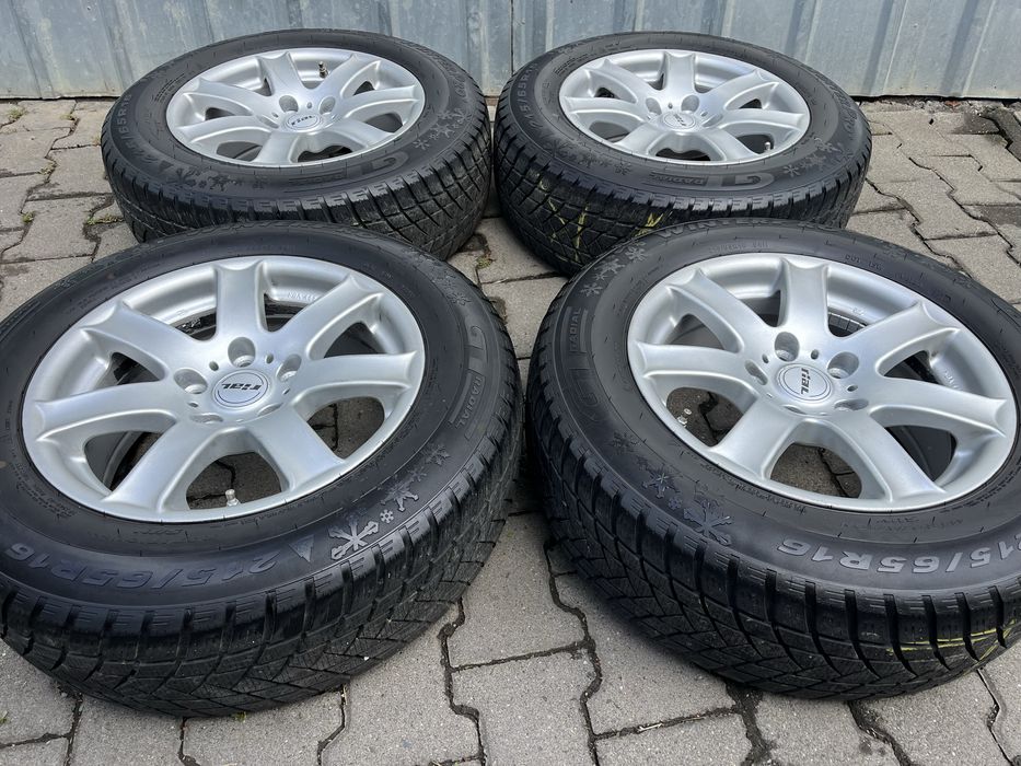Jante aliaj 5x120mm, anvelope iarna 215/65 R16, VW T5, T6, Caravelle