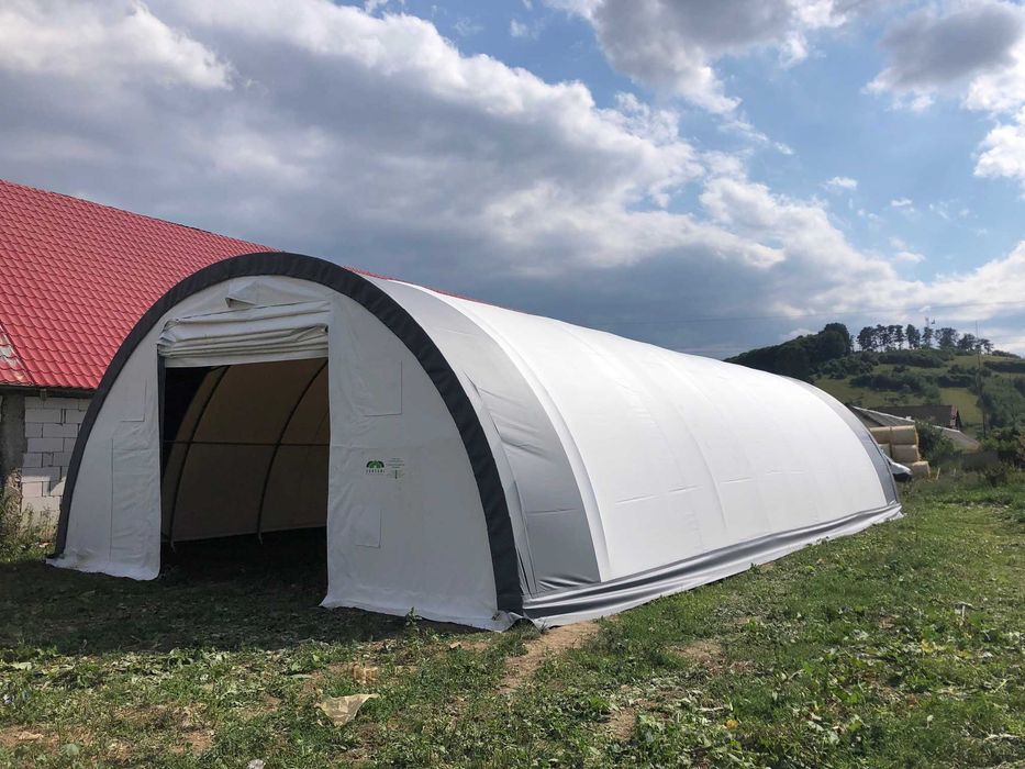 Cort industrial semirotund 9,15x20x4,5 m chiar si pentru animale