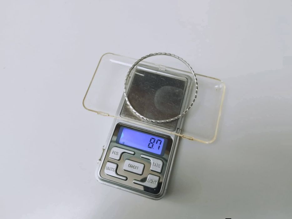 Veche bratara fixa din argint de 925