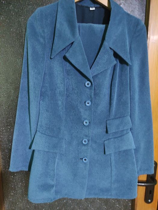 Кафяво дамско манто