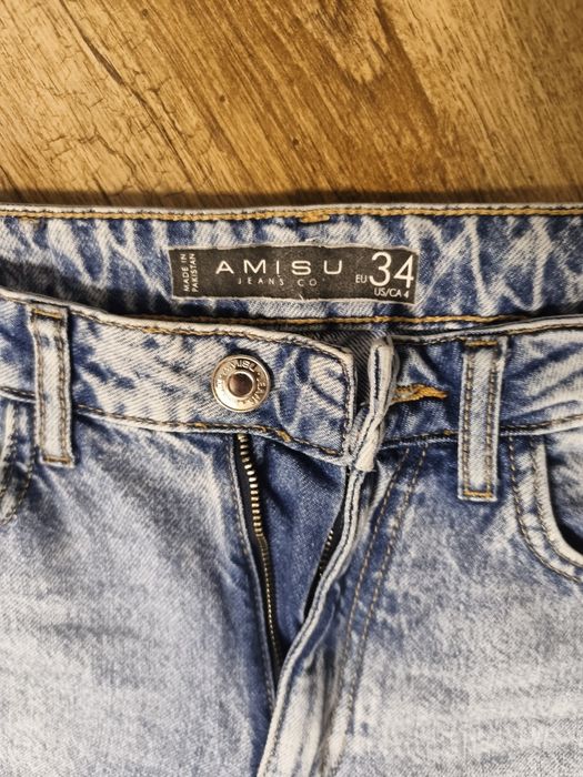 Blugi Mom ' s Fit Amisu prespalati mărime xs