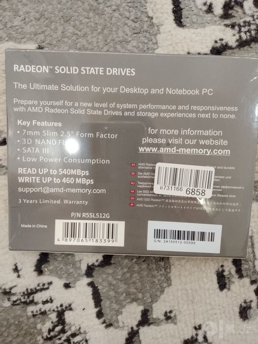 Ssd 512 gb новый в упаковке