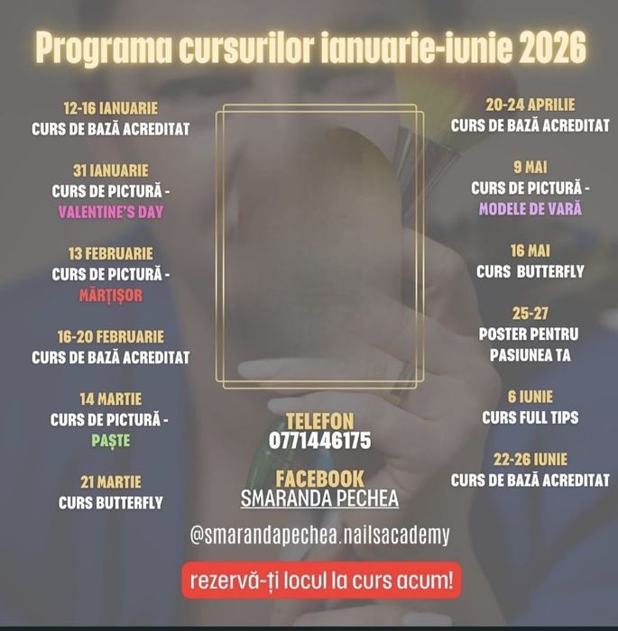 Cursuri de unghii cu diploma acreditată