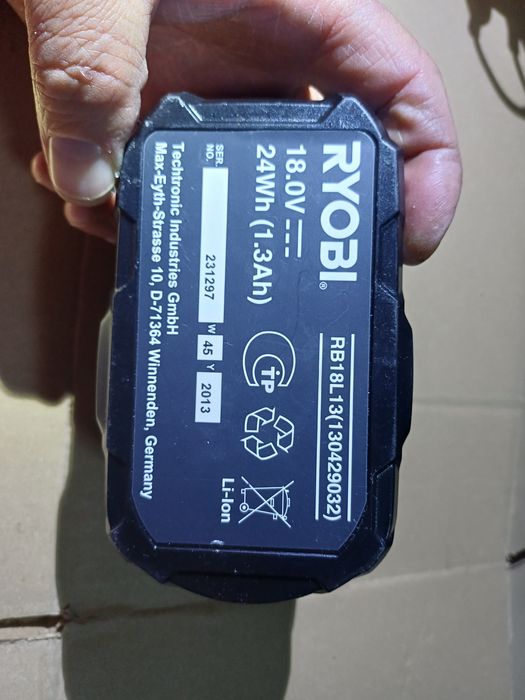 Baterie Ryobi 18v in stare buna
Este testata