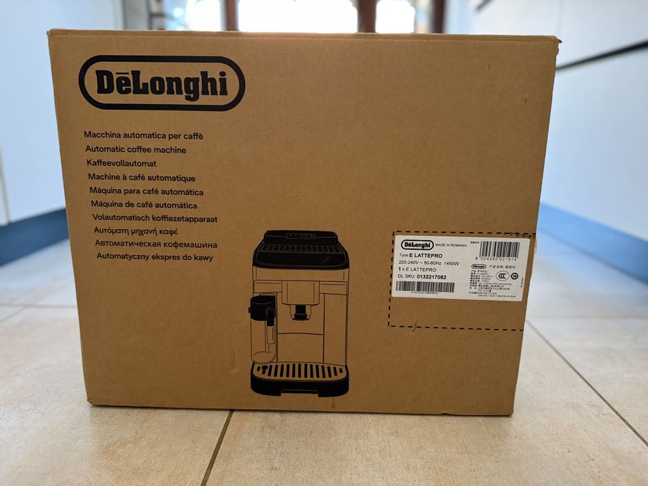 Espressor automat De’Longhi Magnifica Evo e latte pro