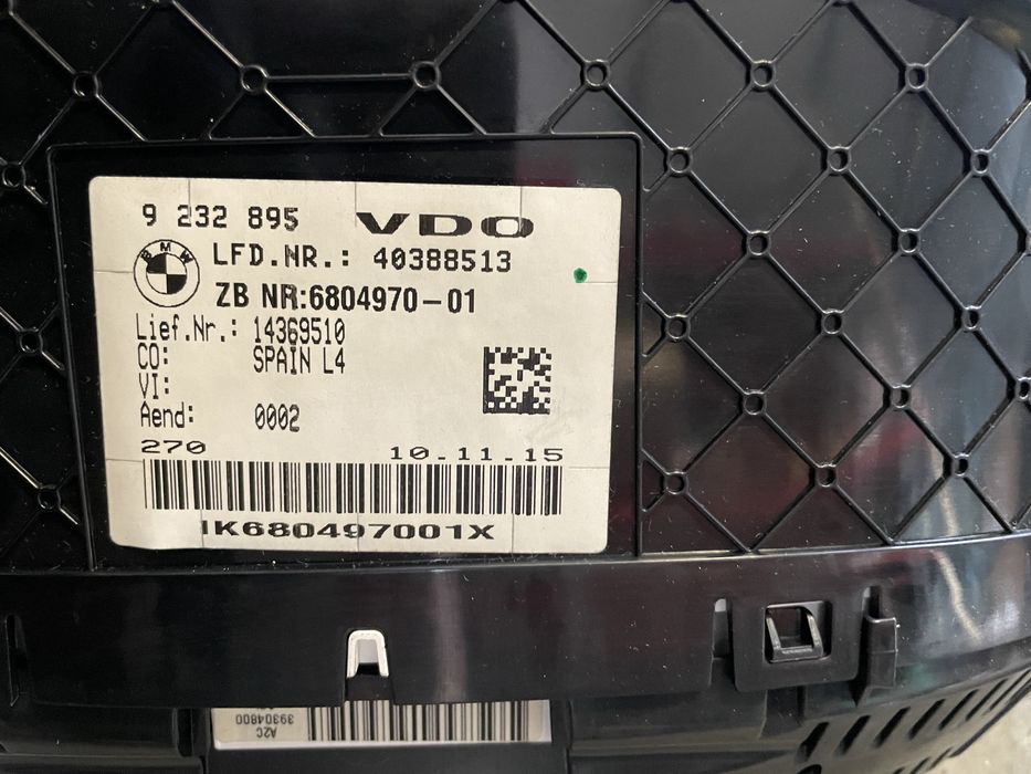Километраж/ хед ъп дисплей БМВ Ф30/ Ф31, Фейслифт (kilometraj bmw f30)