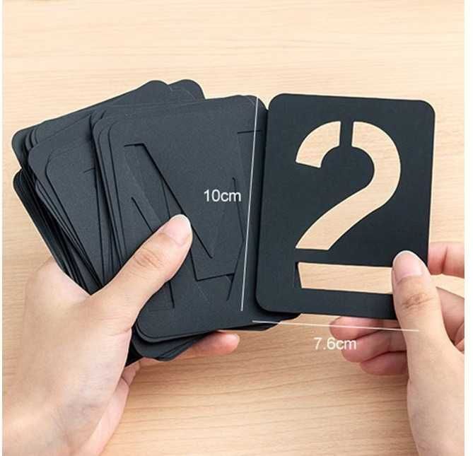 Шаблони за букви и цифри