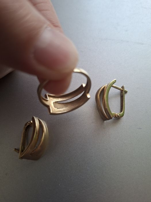 Золотой набор без вставок