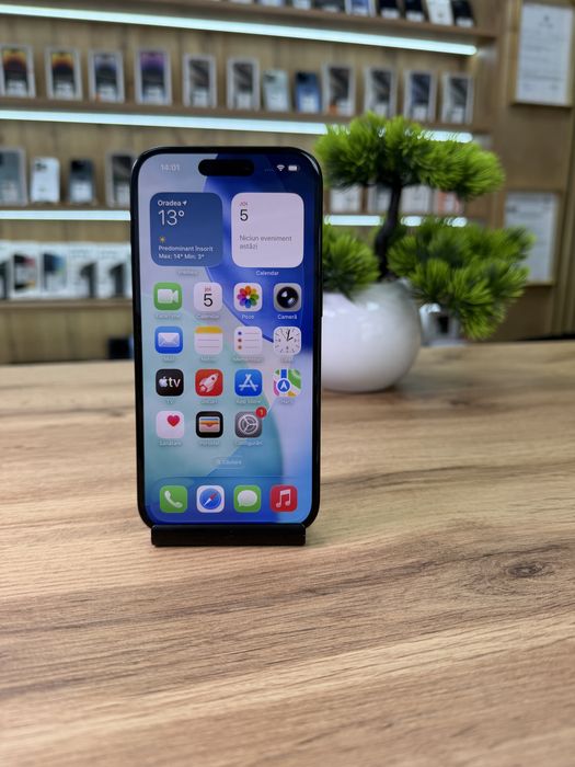 ‼️iPhone 15 Black 128Gb - Stare foarte buna - Garantie 12 luni