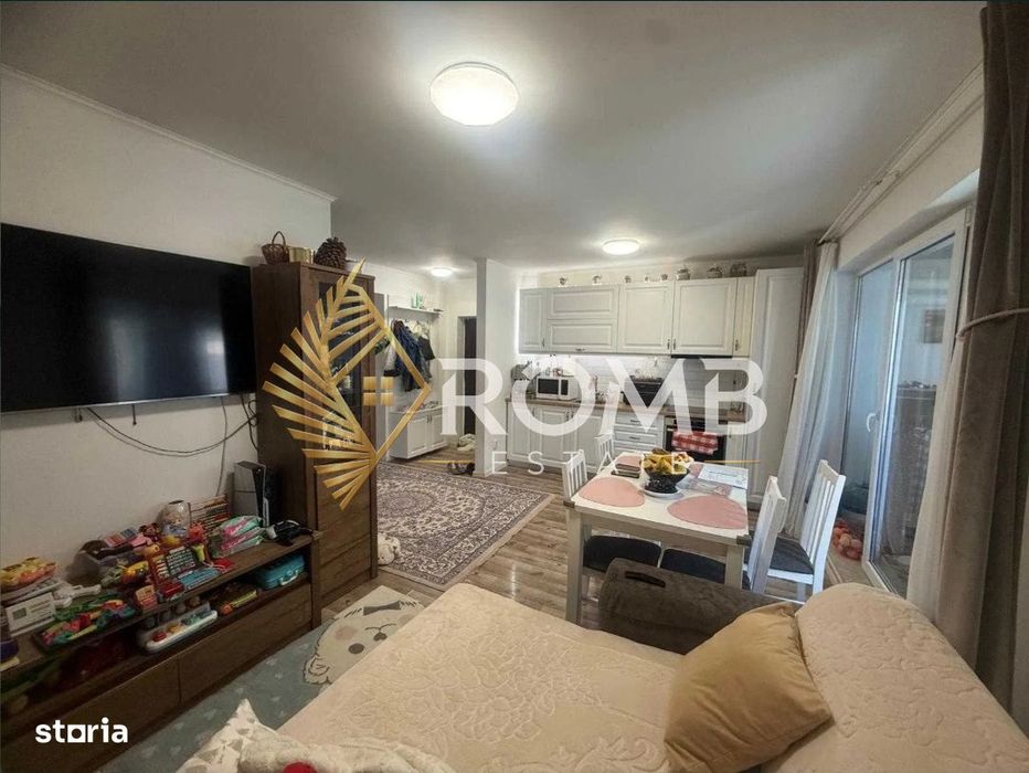 Apartament 3 camere,finisat partial mobilat etaj intermediar 1 din 3,z