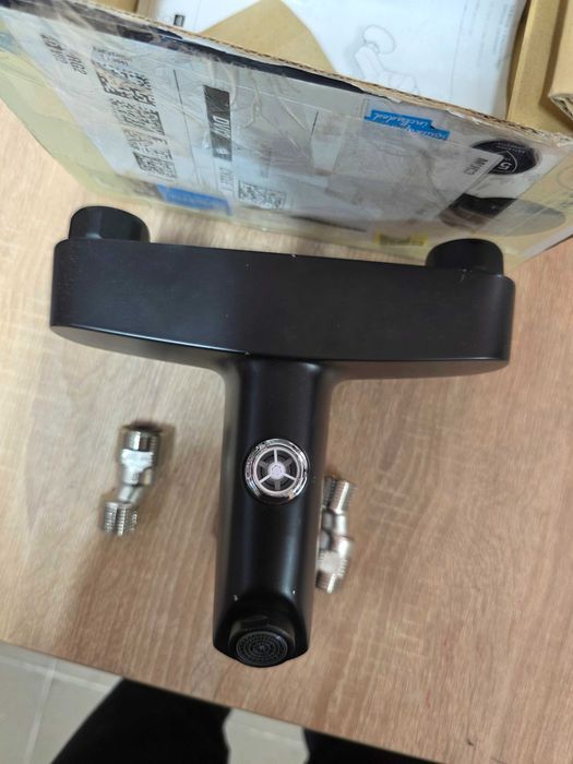 Grohe Start baterie cada-dus de perete negru 322782432