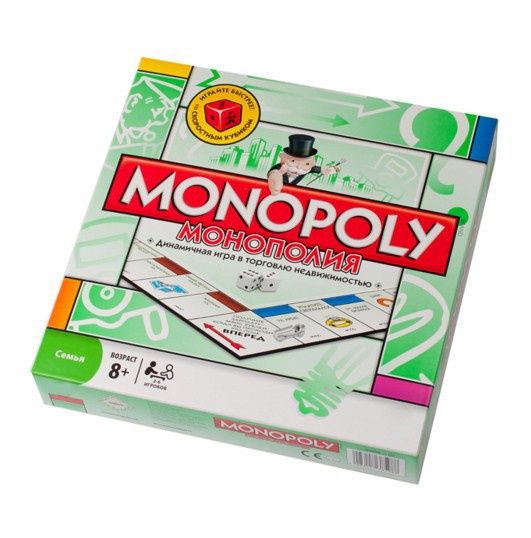 Монополия классическая игра 2-8 чел.