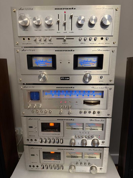 Vand linie Marantz completa preamplificator, amplificator, tuner, deck