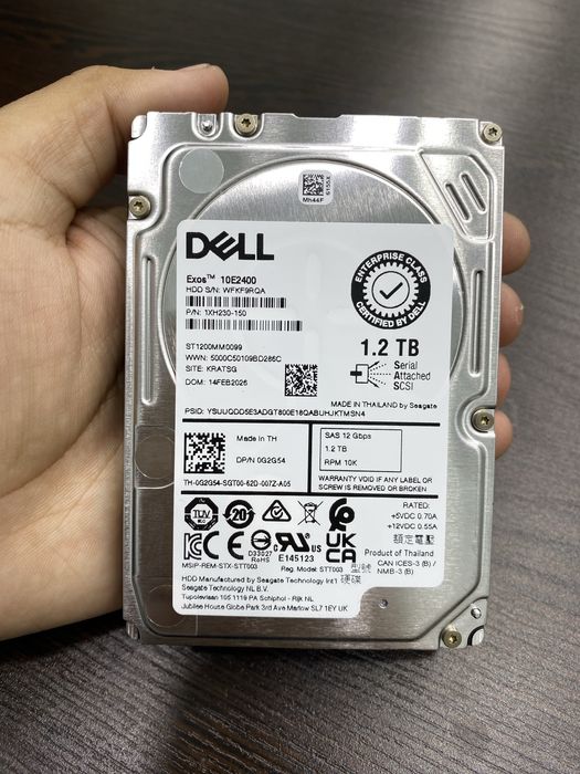 HDD (sas, sata) 1-10 tb
