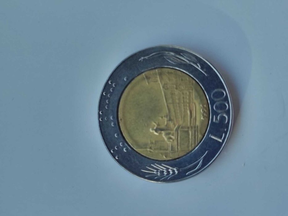 Италиански монети L.200, L.500, L.1000, Franc, Centimes и други