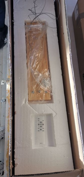 Висяща Лед лампа 100 см дърво и епоксидна смола трапезария, остров.