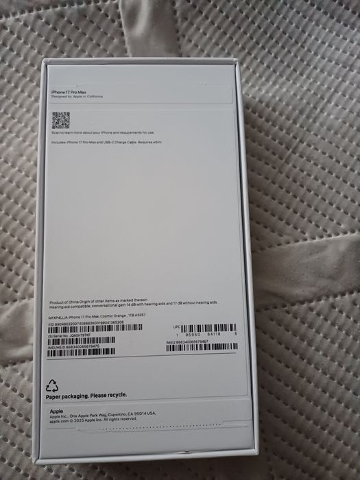Айфон 17 про макс