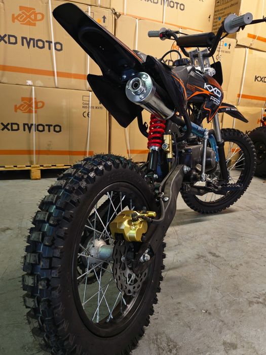 Cross Bike Dirtbike125 CC KXD manual 4 trepte roti 17”14″  nou cu garantie si livrare in toata tara
