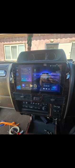 Магнитола рамка на prado 95