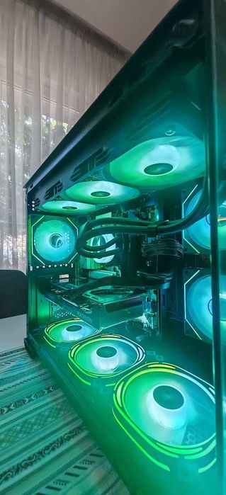 Супер Геймърско PC Ryzen 5 9600X/32Gb D5 6400Mhz G.Skill/1TB SSD/RX 9060XT 16Gb/WiFi&BT/Гаранция