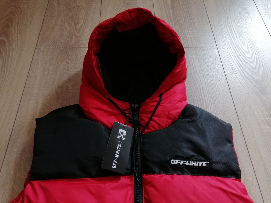Off-White мъжки елек в червен цвят L XL