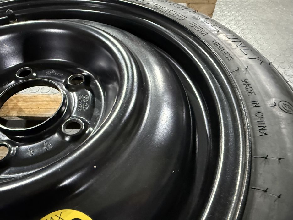 КАТО НОВА 15” Патерица Джанта С Гума 5х114.3 за-KIA/HYUNDAI-4Tx15,ET30