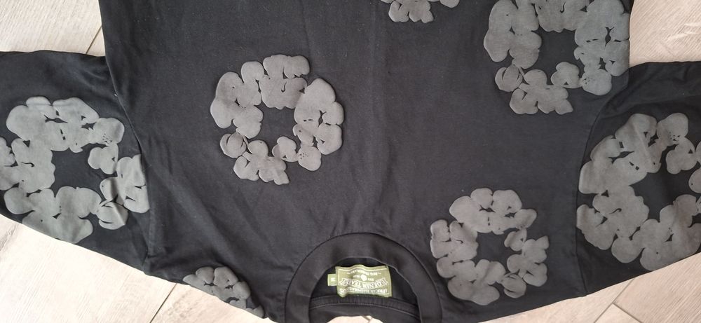 Мъжка тениска Denim Tears Cotton Wreath Tee – Черна, Размер M