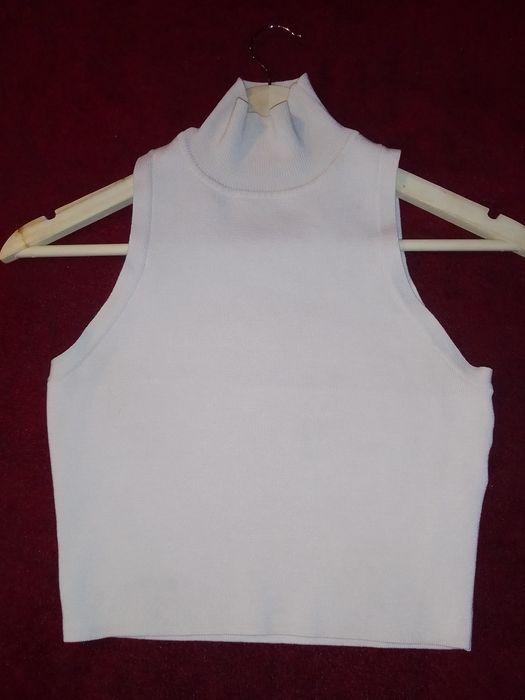 ZARA светлорозов топ