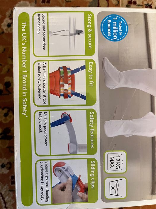 Бънджи бебешка проходилка